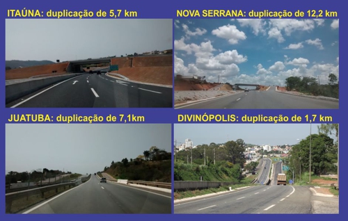PRIMO POBRE DAS RODOVIAS: impressionam positivamente obras de ITAÚNA, JUATUBA , MATEUS LEME E NOVA SERRANA e negativamente, DIVINÓPOLIS